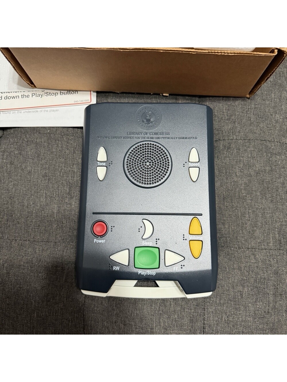 Digital Talking Book Player w Power Cord And The Inquisitor - Picture 5 of 5